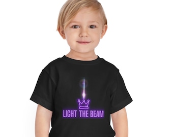 Light the Beam Kings Basketball, Toddler T-Shirt, Sacramento Basketball Shirt, Kings Fan Baby Tee Gift, Sacramento Gift for Toddler