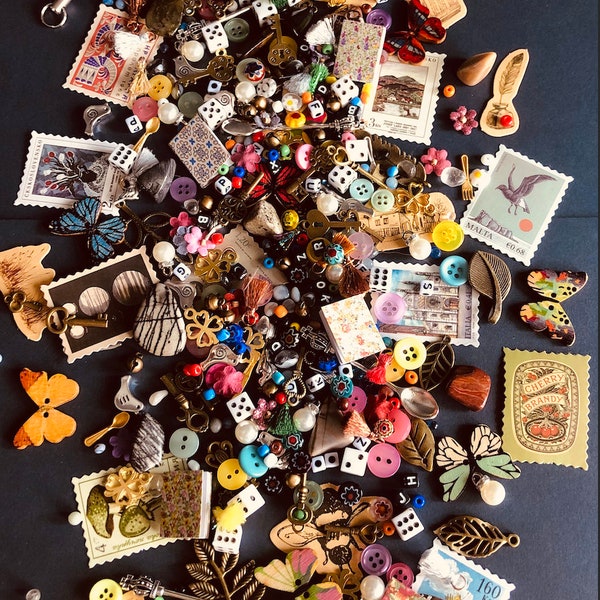 Chickadee's Treasures I Mystery Bag I Confetti Mix I Trinkets I Curiosities I Advent