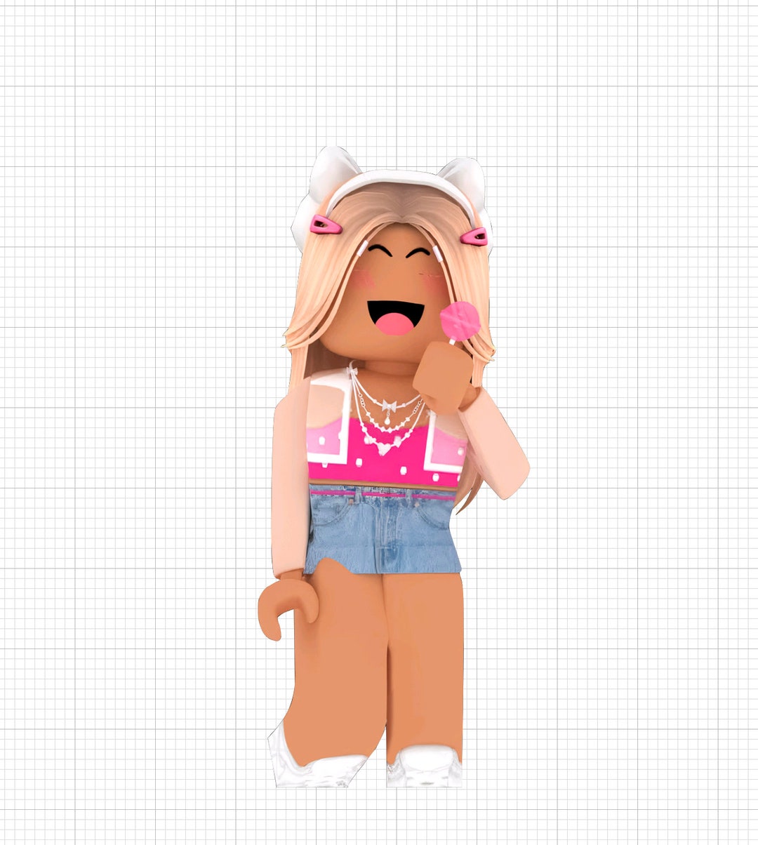 Chica Roblox PNG Descarga digital - Etsy España