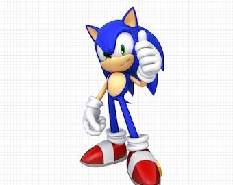 Sonic PNG - Digital Download