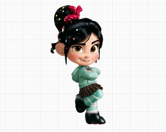 Vanellope Von Schweetz - Wreck it Ralph - PNG - Digital Download