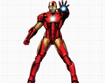 Iron Man - PNG - Instant Digital Download