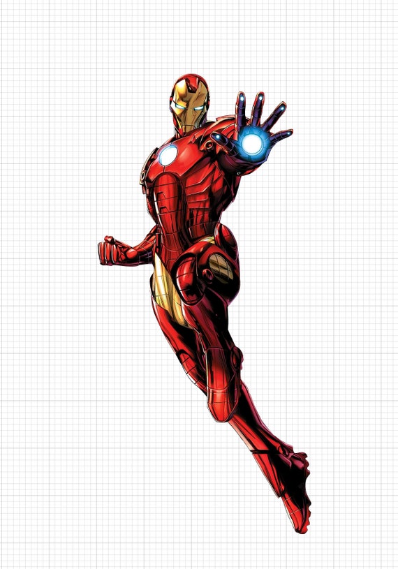 Iron Man PNG - Instant Digital Download