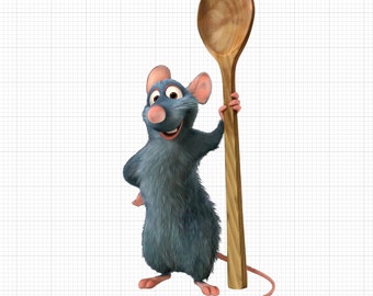 Remy Ratatouille PNG - Digital Download