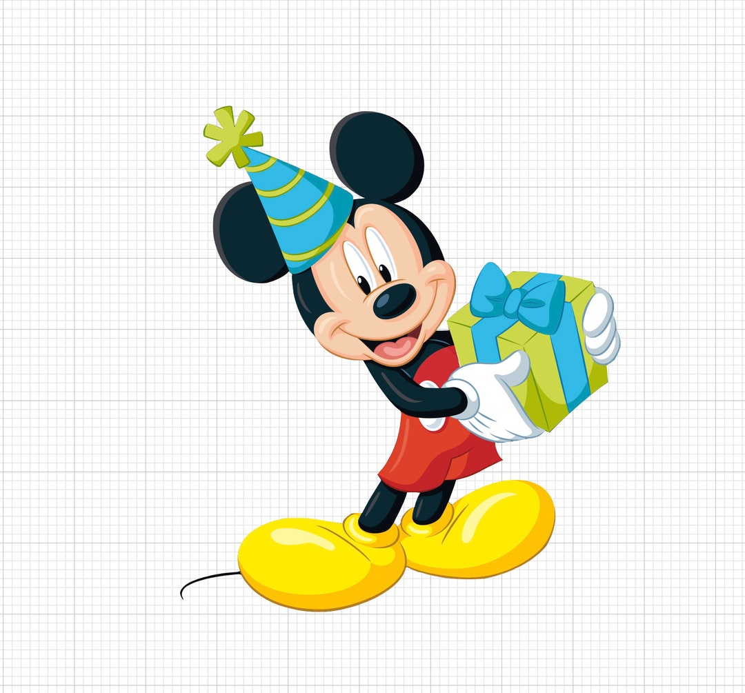 Mickey Birthday PNG - Digital Download - Etsy