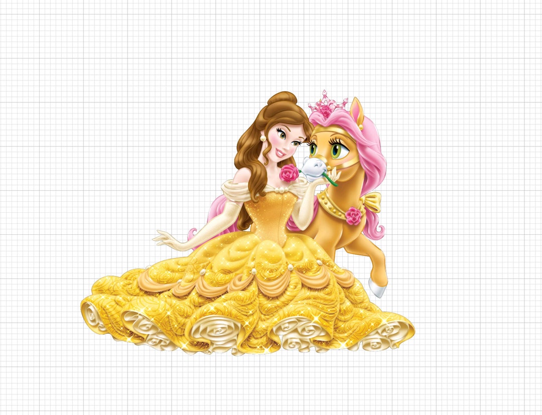 Princess Belle - PNG - Digital Download - Etsy