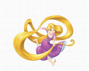 Rapunzel Tangled PNG - Digital Download