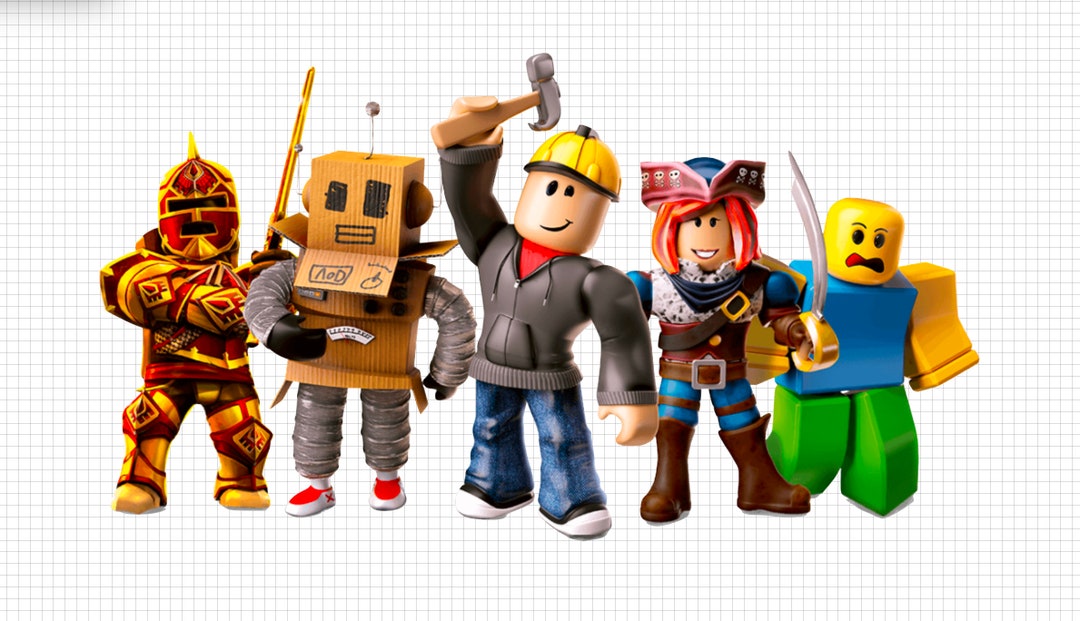 Gaming Characters Blox PNG Digital Download Etsy