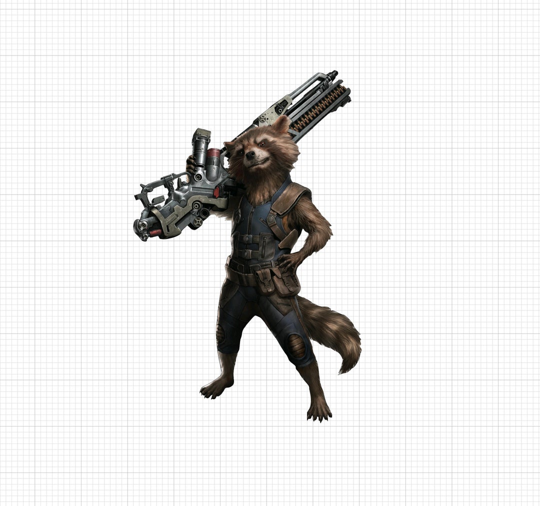 Rocket Guardians of the Galaxy PNG Digital Download Etsy
