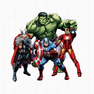 Marvel Avengers PNG - Digital Download