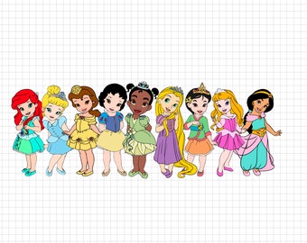 Princess Babies PNG - Digital Download