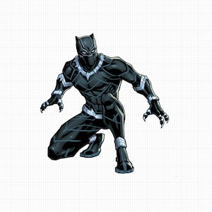Black Panther PNG - Descarga instantánea