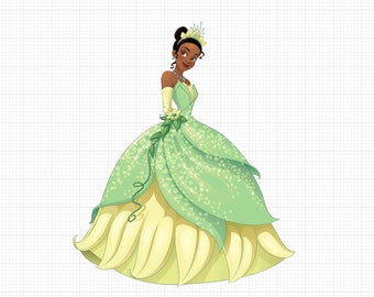 Princess Tiana PNG - Digital Download