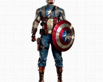 Captain America PNG - Digital Download