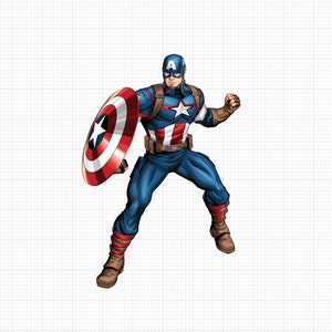 Capitan America PNG - Download digitale istantaneo