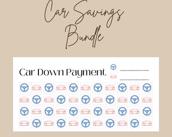 Auto-Spar-Challenge-Bundle | Digitaler Download | Auto-Reparaturen | Autopflege | Anzahlung