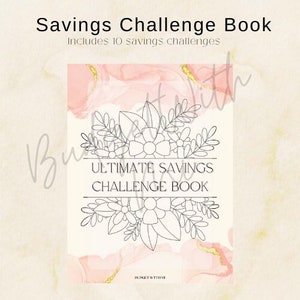 Savings Challenge Book Digital Version | Color and Save