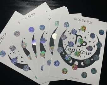 Zodiac Scratch Off Savings | Scratch and Save | Full Sized Challenge (Updated)