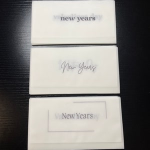 Vellum Cash Envelopes Holidays Bundle A6 | Money Binder | Cash Envelope System | Matte Envelopes