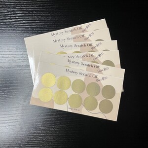 Nuove carte sfida laminate Scratch Off / Sfide di risparmio / Sfide di denaro