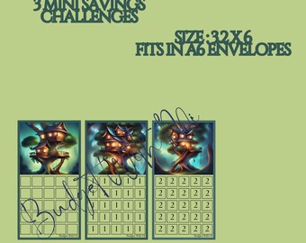 Treehouse Mini Savings Challenges | Savings Challenge | Digital Download