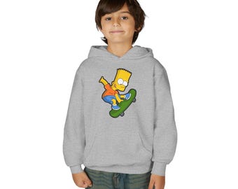 Bart Simpson Skateboarding Hoodie