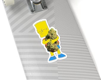 Bart Simpson Bud Sticker