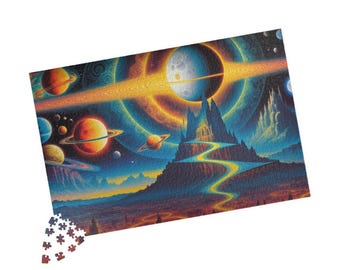 Cosmic Planetary Landscape Puzzle | Jigsaw Puzzle