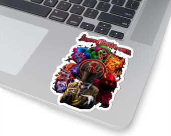 6 Joker card Kiss-Cut Sticker | Juggalo Insane Clown Posse Design