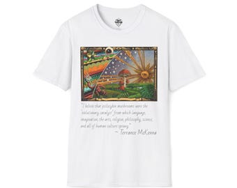 Terrance McKenna stoned ape theory T-Shirt, Motivational Shirt, Casual Wear, Gift for Dreamers, Unique Everyday Style