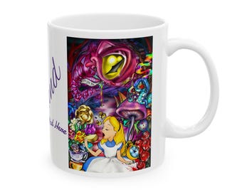 Taza de Alicia en el País de las Maravillas: Taza de Té Original, Regalo de Fantasía
