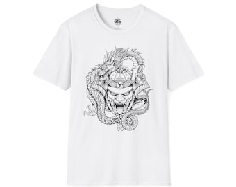 Dragon Oni Graphic T-Shirt: Anime Festival Outfit
