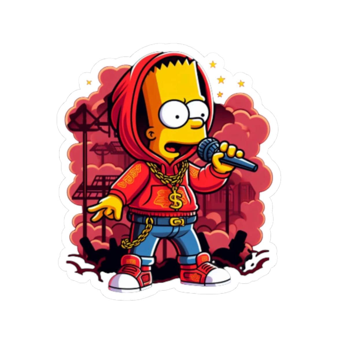 Hip hop bart simpson - Etsy 日本
