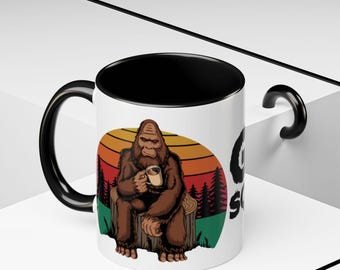 Gone Squatchin Bigfoot Coffee Mug | Accent 11oz 15oz