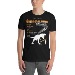 Giganotosaurus dinosaur Short-Sleeve Unisex adult T-Shirt