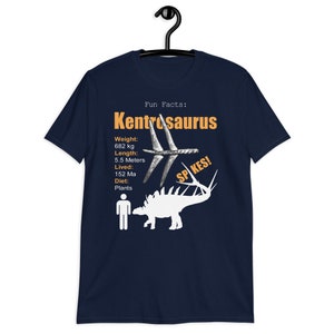 Kentrosaurus facts dinosaur Short-Sleeve Unisex T-Shirt Sipkes!