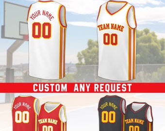 Personalized Sleeveless Basketball Jersey For Toddlers - Custom Name & Number Back Only Print