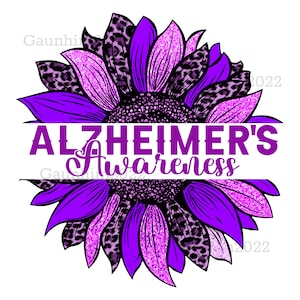 Alzheimer&#39;s Awareness png, Purple Ribbon png, End Alzheimer&#39;s png