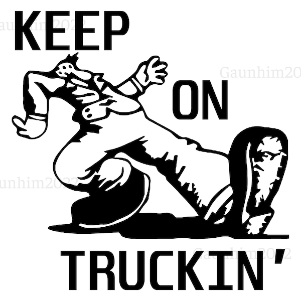 Keep On Truckin' Vintage 70'S Svg, Vintage Svg, 1970'S Svg, Old School Svg