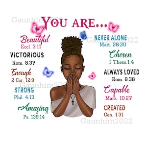 You are png, Black girl Png, Black Women PNG, Afro Queen PNG, Melanin Girl, Black Queen png, Afro American Girl, Strong girl png