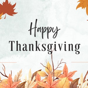 Joyeux Thanksgiving Carte postale