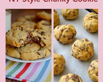 Chocolate Chip Cookie Recipe | Gourmet Big Cookie | Levain Bakery Cookie Recipes | Dessert Recipes | Homemade Cookie Recipe |