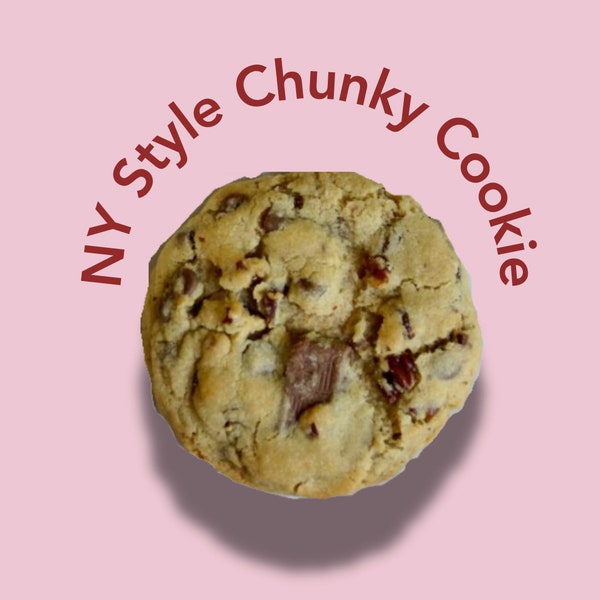 Chunky Chocolate Chip Cookie Recipe | Gourmet Big Cookie | Levain Bakery Cookie Recipes | Dessert Recipes| NY StyleHomemade Cookie Recipe |