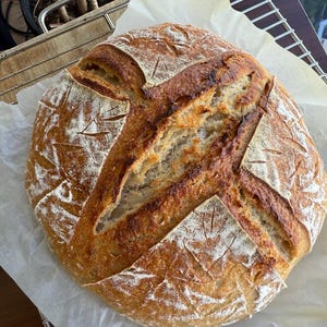 Łatwy przepis na domowy chleb na zakwasie (do pobrania w wersji cyfrowej)