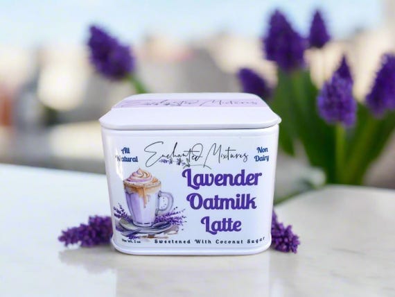 Lavender Oat Milk Latte Mix - Contains Coconut Milk