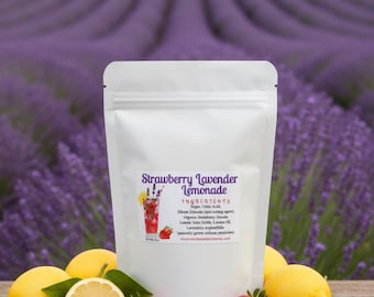 Strawberry Lavender Lemonade - All Natural