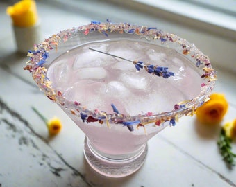 Edible Flower Sugar Rim