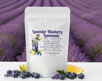 Lavender Blueberry Lemonade _ All Natural