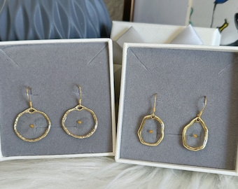 Resin Mustard Seed Earrings – Faith Jewelry, Christian Gift for Her