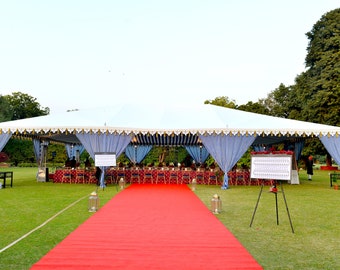 Wedding and Event Canopy | 12.2m by 18.3m Tent | Event Tent  | Outdoor Event Decor | Party Canopy | Luxury Canopy | Festive Canopy